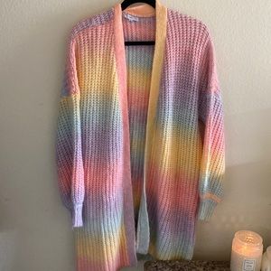Rainbow cardigan